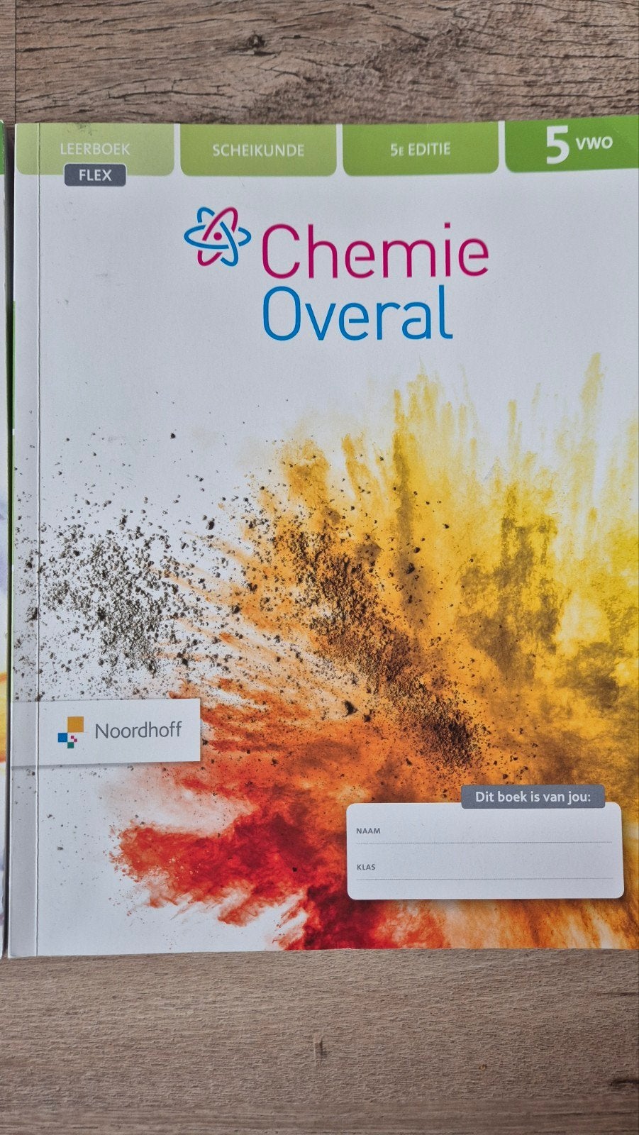 Chemie Overal 5 VWO boek, Ophalen of Verzenden, Zo goed als nieuw, VWO, Scheikunde