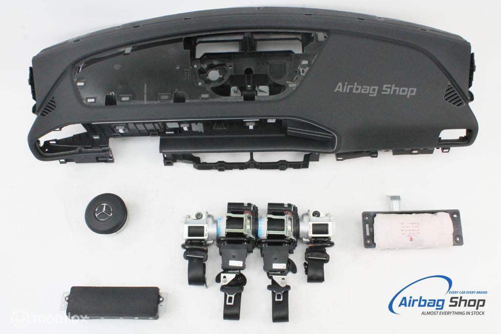 Airbag set Dashboard zwart speaker Mercedes GLE W167 2018-…, Gebruikt, Ophalen of Verzenden