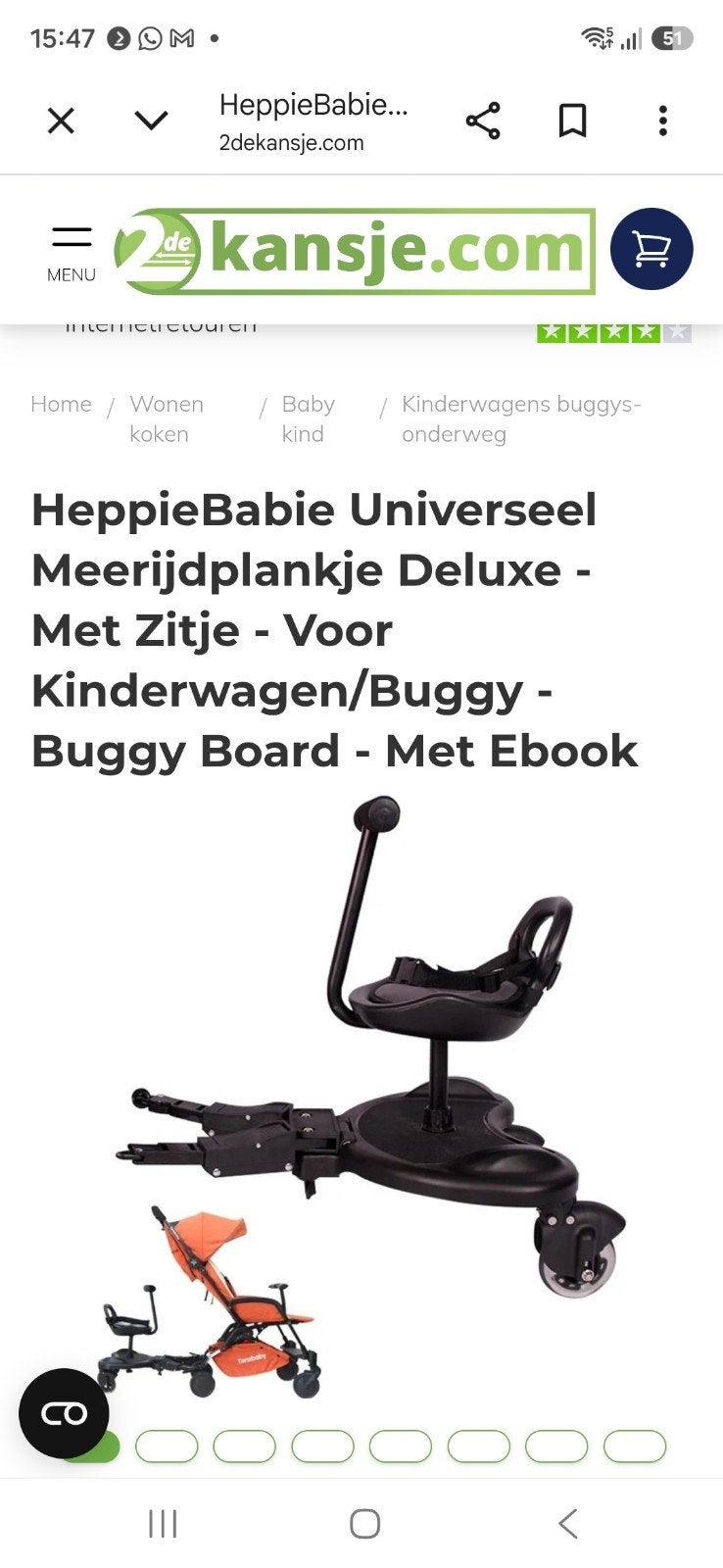baby meerijd bord nieuw in doos, Ophalen of Verzenden, Nieuw, Overige merken