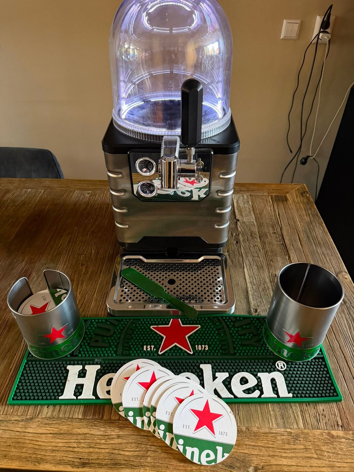 Heineken Blade thuistap met accessoires, Ophalen, Zo goed als nieuw