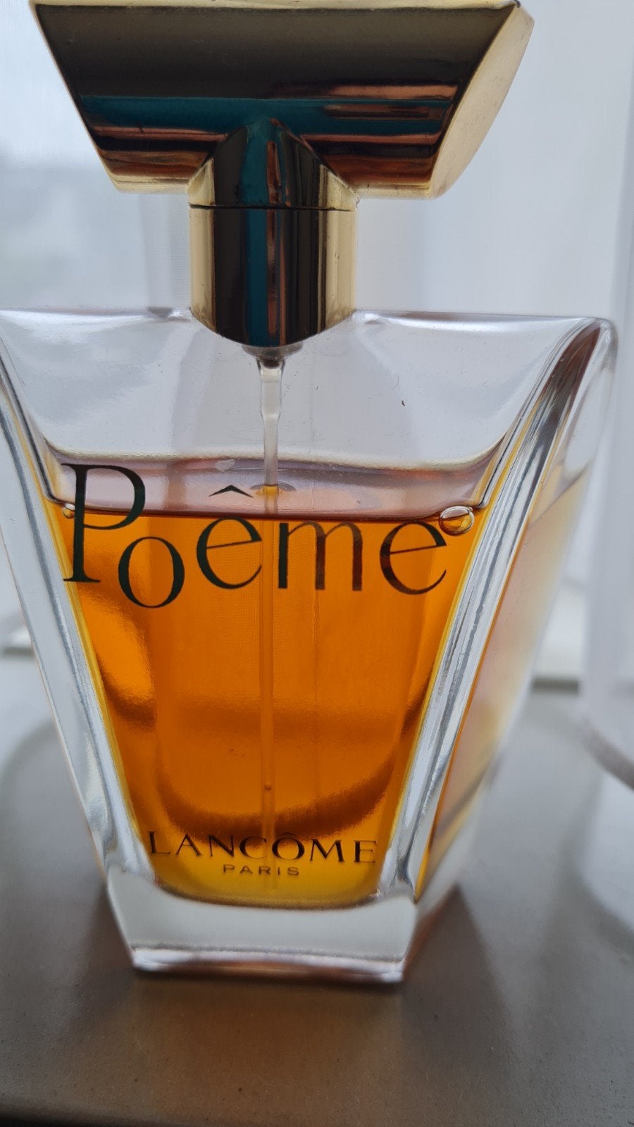 Poěme Lancôme Paris 100ml(10ml uit) orginele parfum, Ophalen of Verzenden, Gebruikt