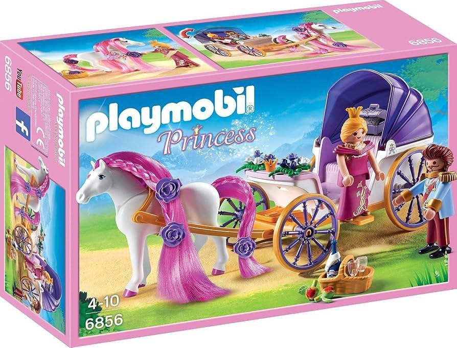 Playmobil – 6856 - Koninklijke koets met paard, Ophalen of Verzenden, Complete set, Voertuig
