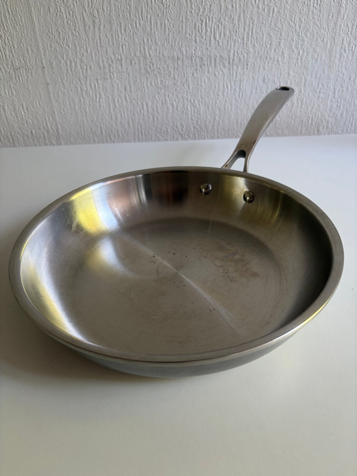 BK Superior Tri-Ply RVS Koekenpan 24 cm - Inductie, Ophalen, Koekenpan, BK, Zo goed als nieuw