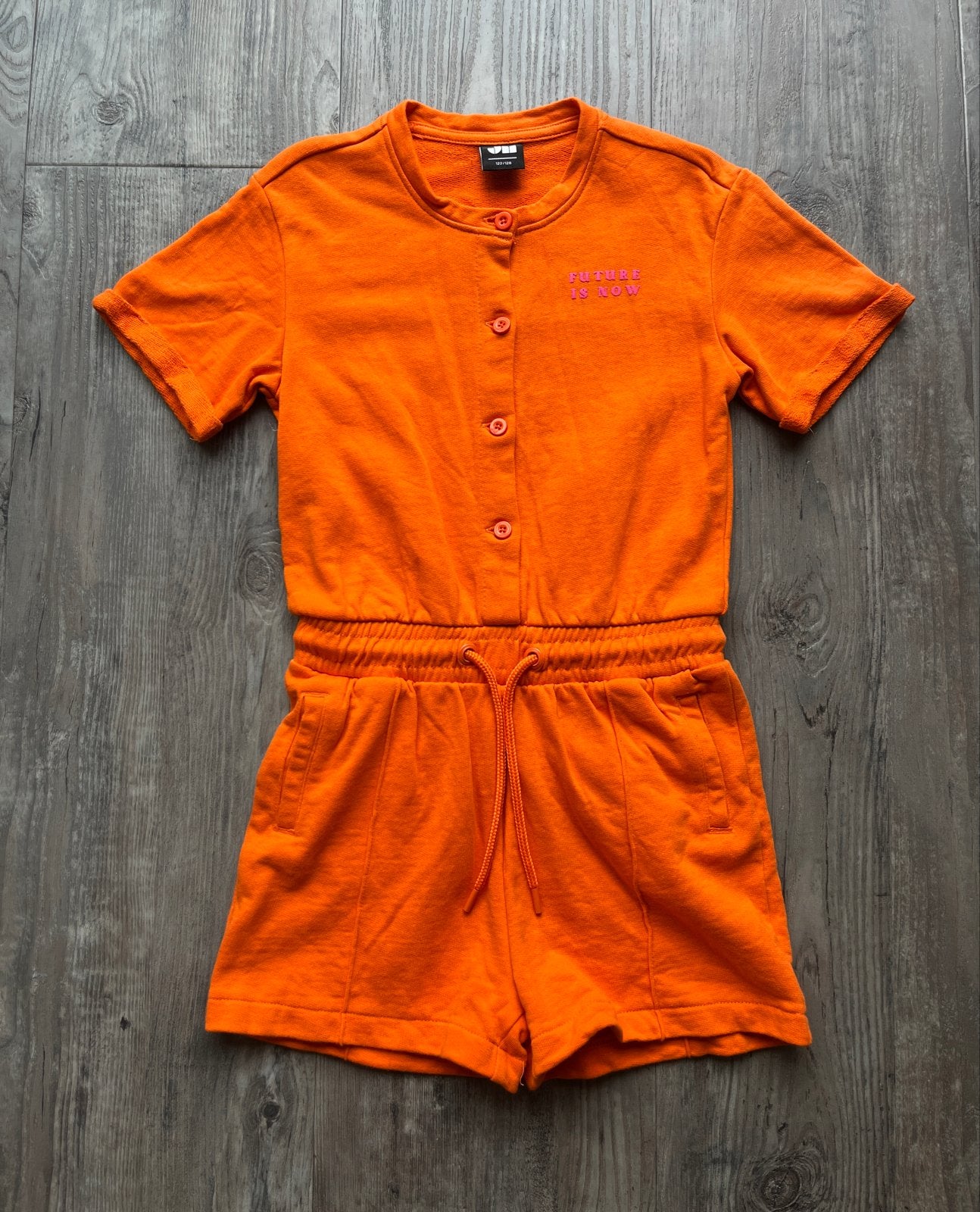 Shoeby jumpsuit/playsuit oranje 122-128, nieuw!, Ophalen of Verzenden, Nieuw, Meisje, Setje
