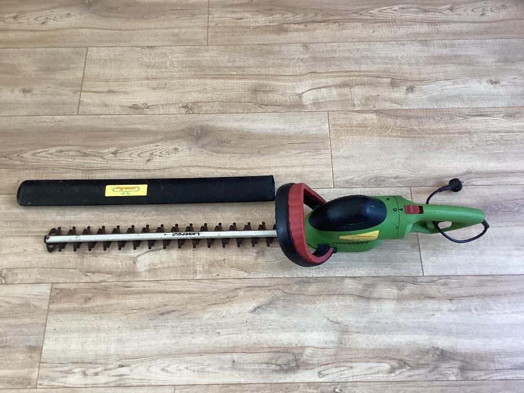Heggenschaar Florabest FHS 600/8 kantelbaar, Tuin en Terras, Heggenscharen, Ophalen, Zo goed als nieuw, Elektrisch, Florabest