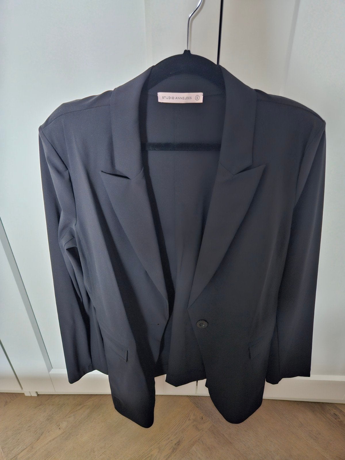 Zwarte Fran blazer van Studio Anneloes maat S, Kleding | Dames, Studio Anneloes, Zwart, Ophalen of Verzenden, Zo goed als nieuw