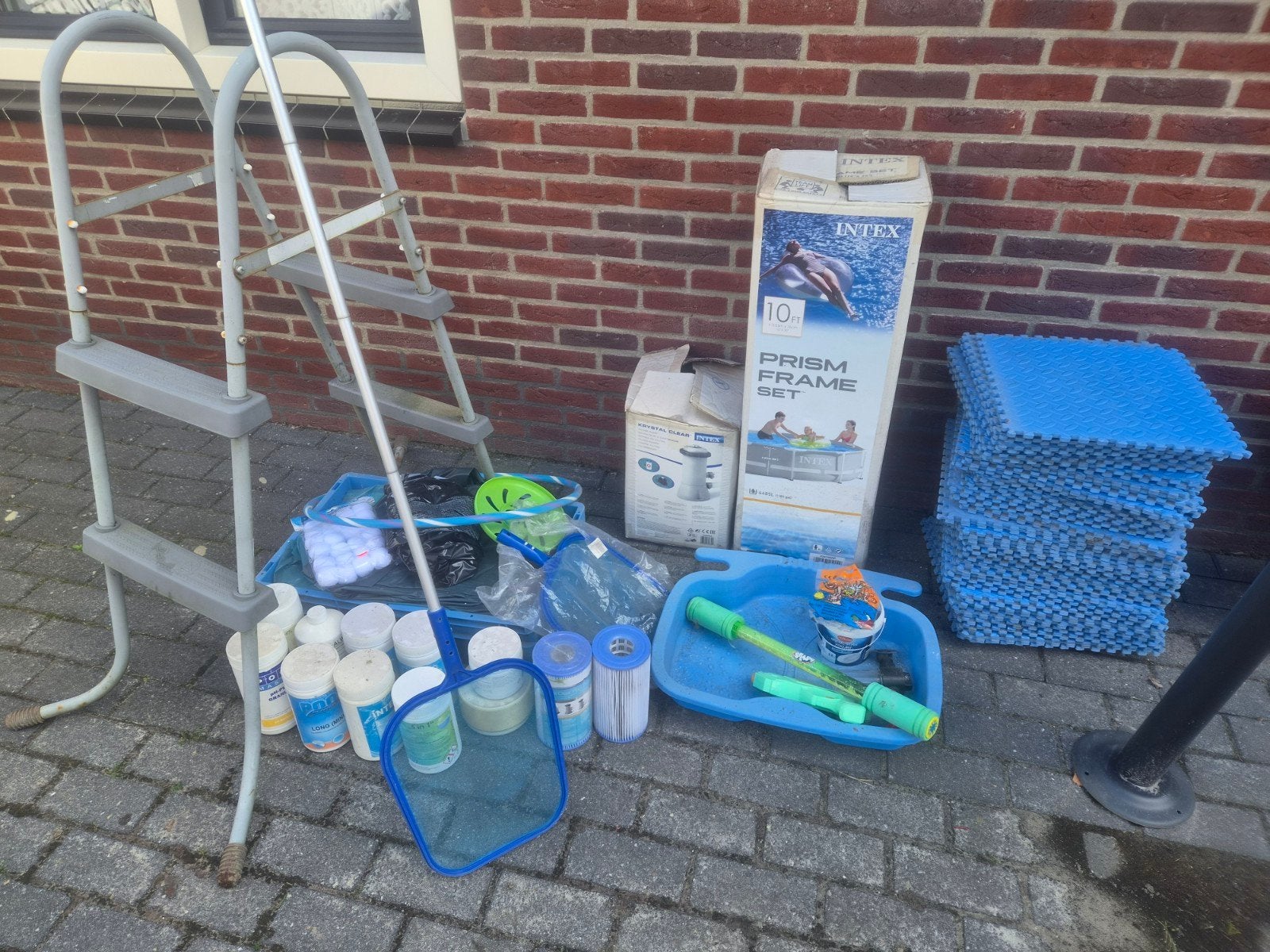 zwembad 3.05mx76cm met toebehoren, Ophalen, Rechthoekig, Opzetzwembad, Minder dan 80 cm