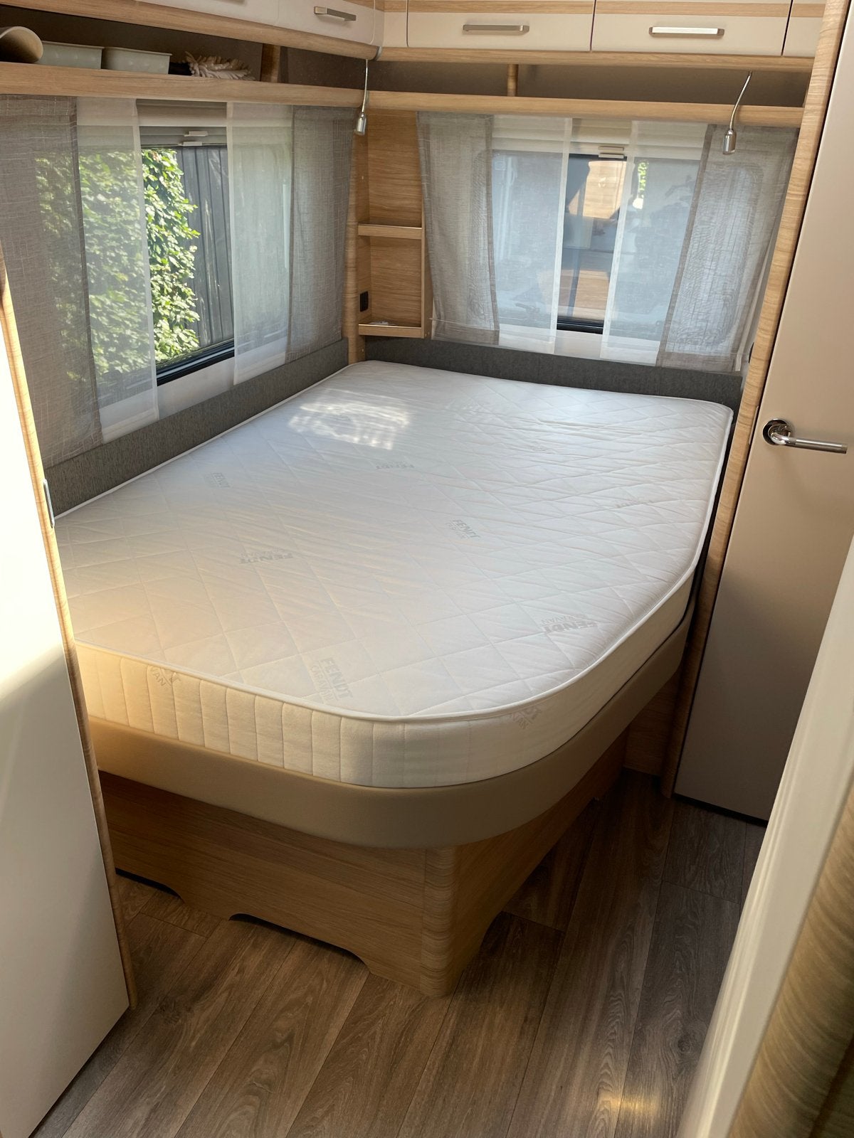 Fendt Pocketvering Matras voor Frans Bed - Zo goed als nieuw, Caravans en Kamperen, Ophalen, Zo goed als nieuw