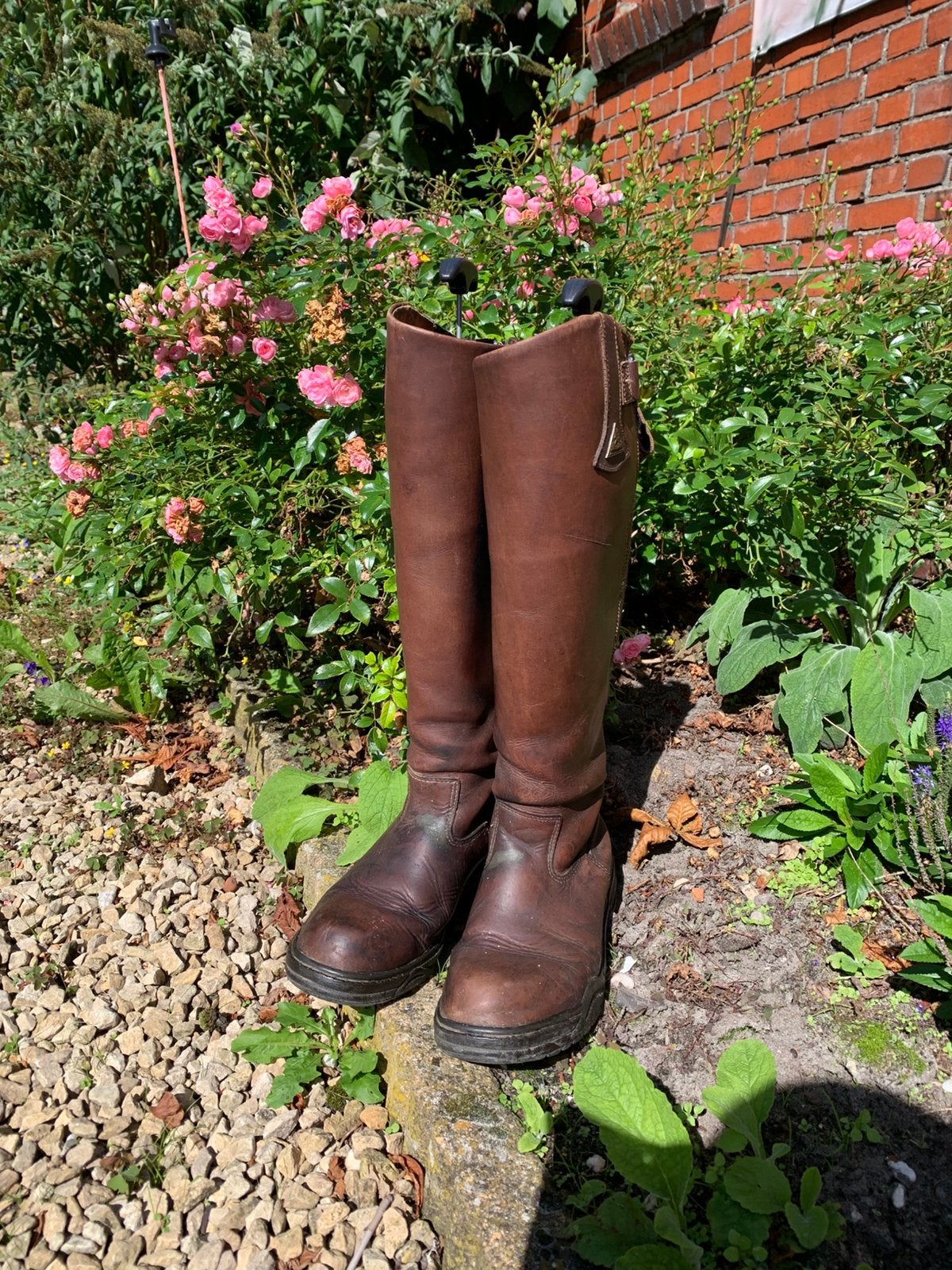 Mountain horse bruine leren laarzen maat 41, Dieren en Toebehoren, Paardrijkleding, Gebruikt, Dressuur, Ophalen of Verzenden, Bruin