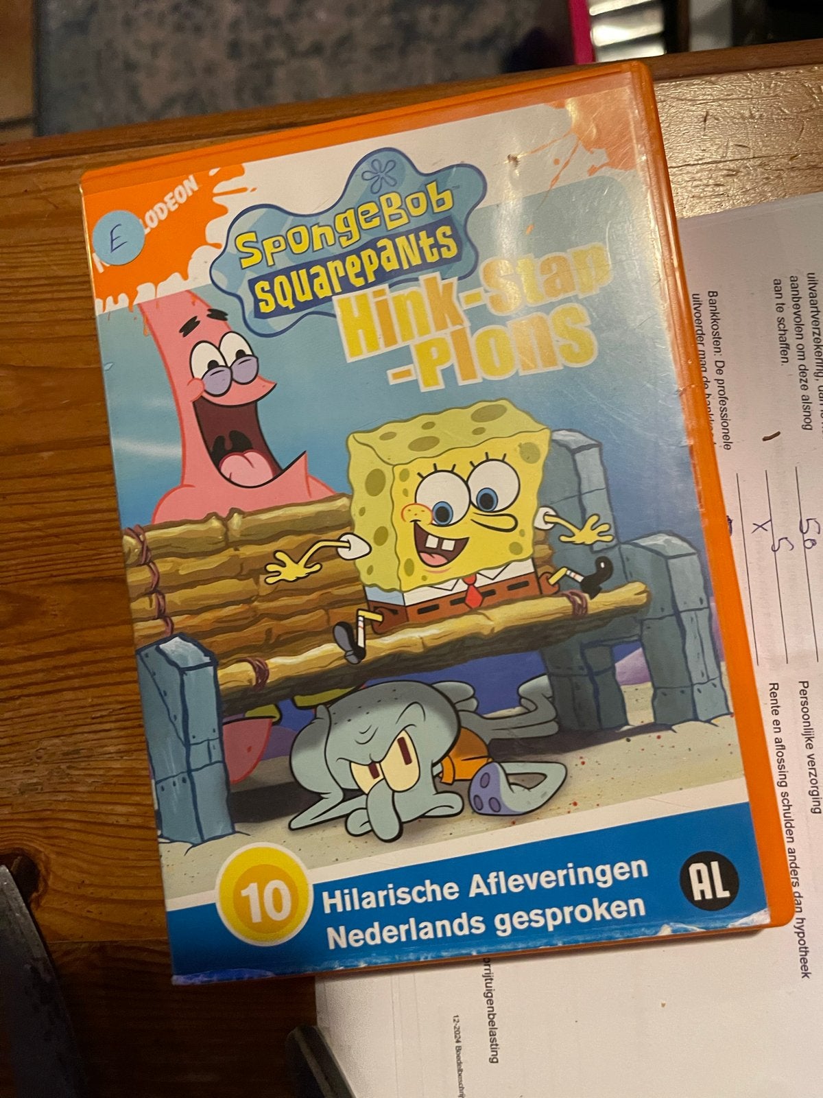 SpongeBob SquarePants: Hink-Stap-Plons DVD, Alle leeftijden, Ophalen of Verzenden, Gebruikt, Komedie