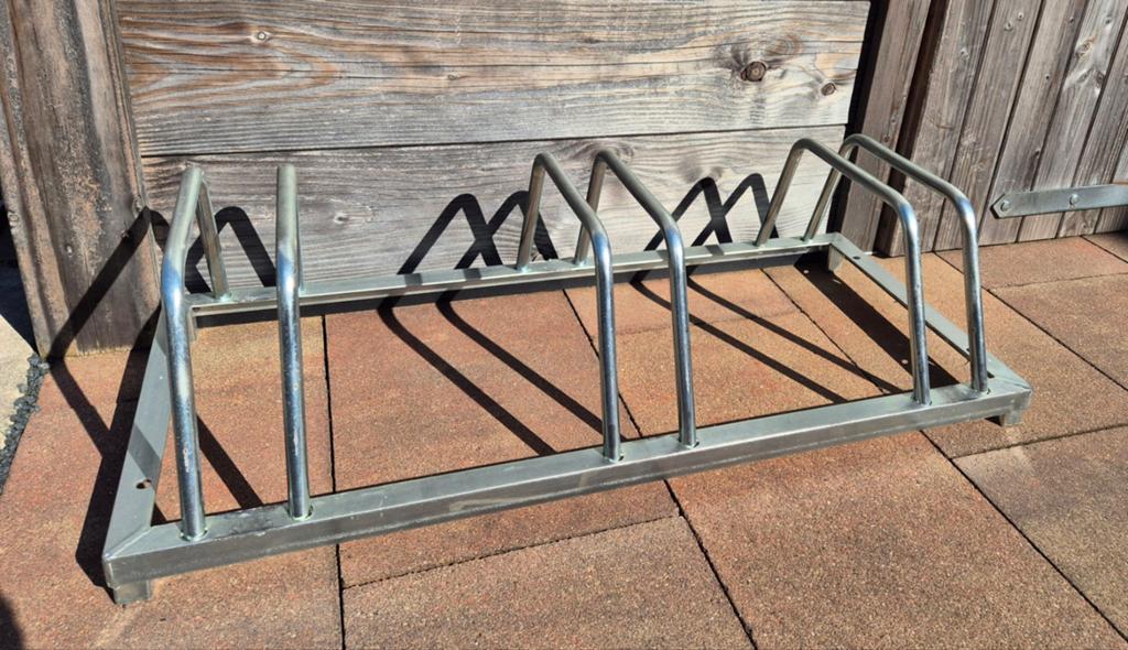 Wiltec fietsenrek voor 3 fietsen - 88x39.5x24.5 cm., Ophalen, Gebruikt
