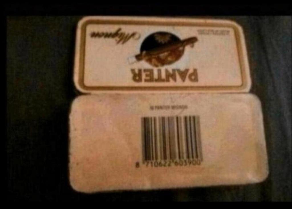 Vintage Panter Mignon Sigaren Blikje - Leeg, Ophalen of Verzenden