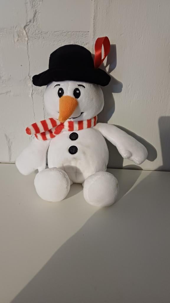 Sneeuwpop hanger/knuffel, Ophalen of Verzenden, Zo goed als nieuw