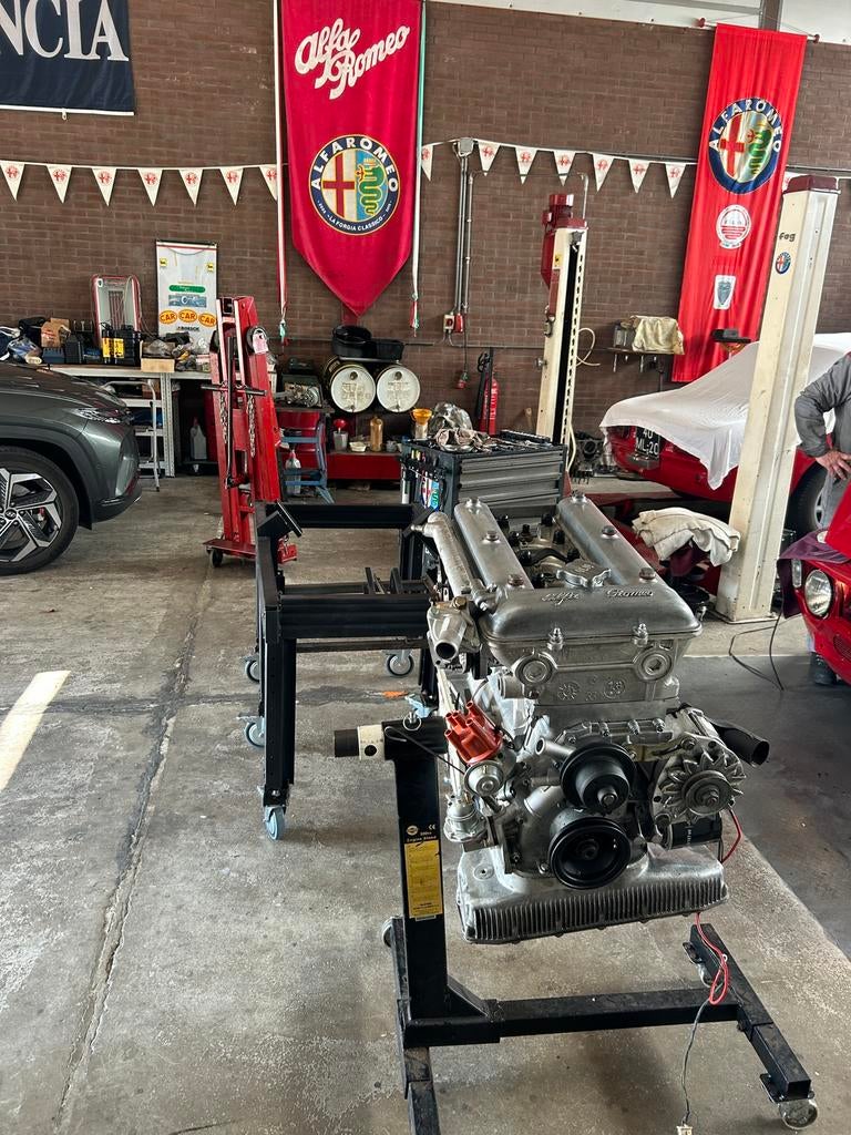 Gereviseerde Alfa Nord motor 105 Bertone, Giulia, Spider, Ophalen, Alfa Romeo