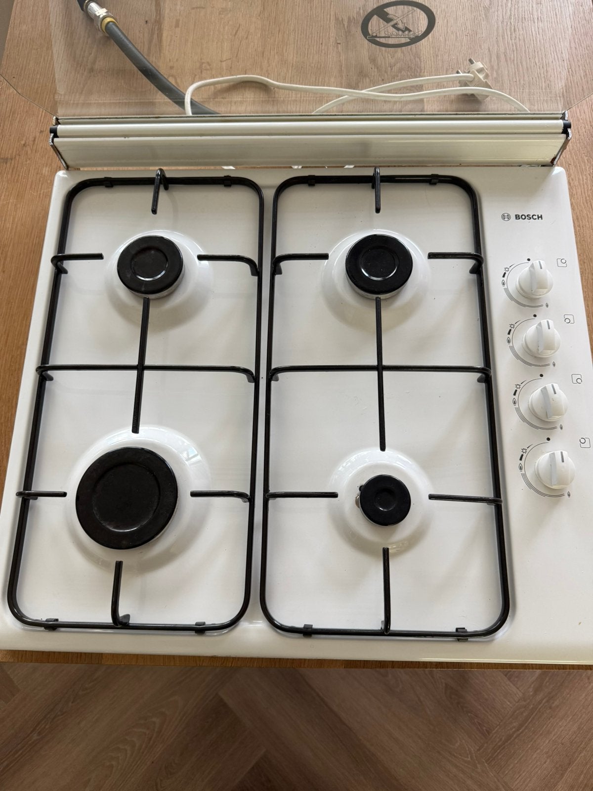 Bosch gaskookplaat, Ophalen, Gebruikt, 4 kookzones, Gas
