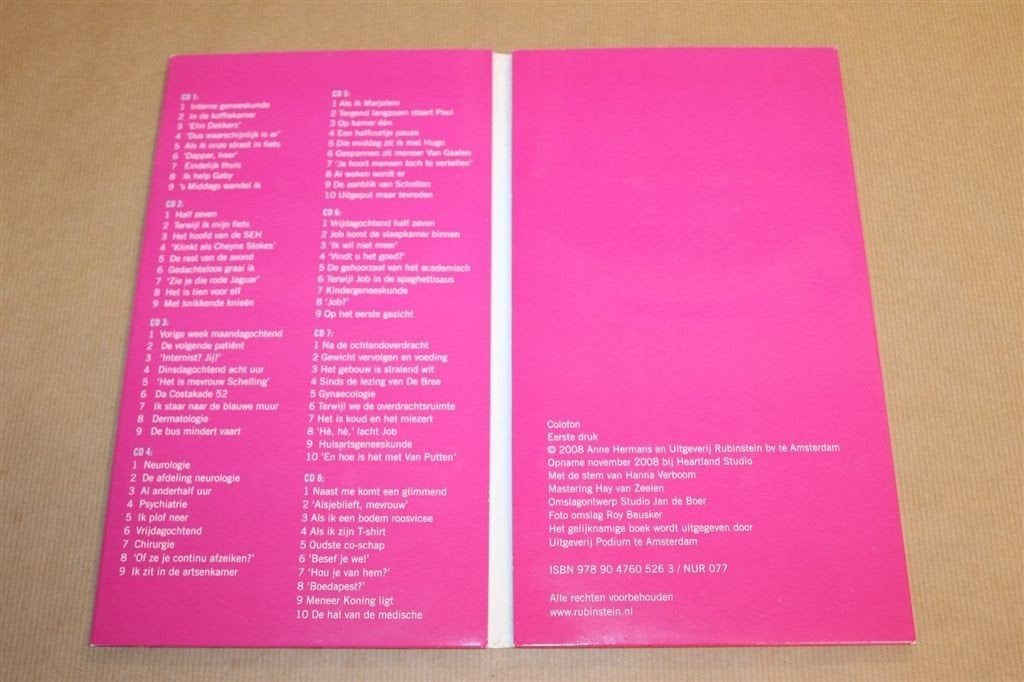 De Co-assistent — Anne Hermans, Luisterboek 8 CD\'s, Ophalen of Verzenden