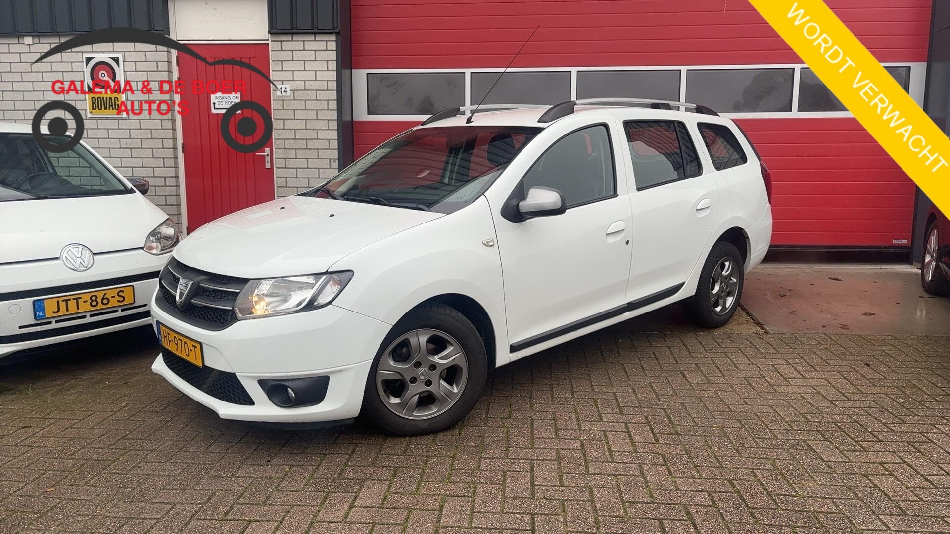 Dacia Logan MCV 0.9 TCe 10th Anniversary 1STE EIG / NAVI / A, Auto's, Voorwielaandrijving, Stof, Wit, Origineel Nederlands