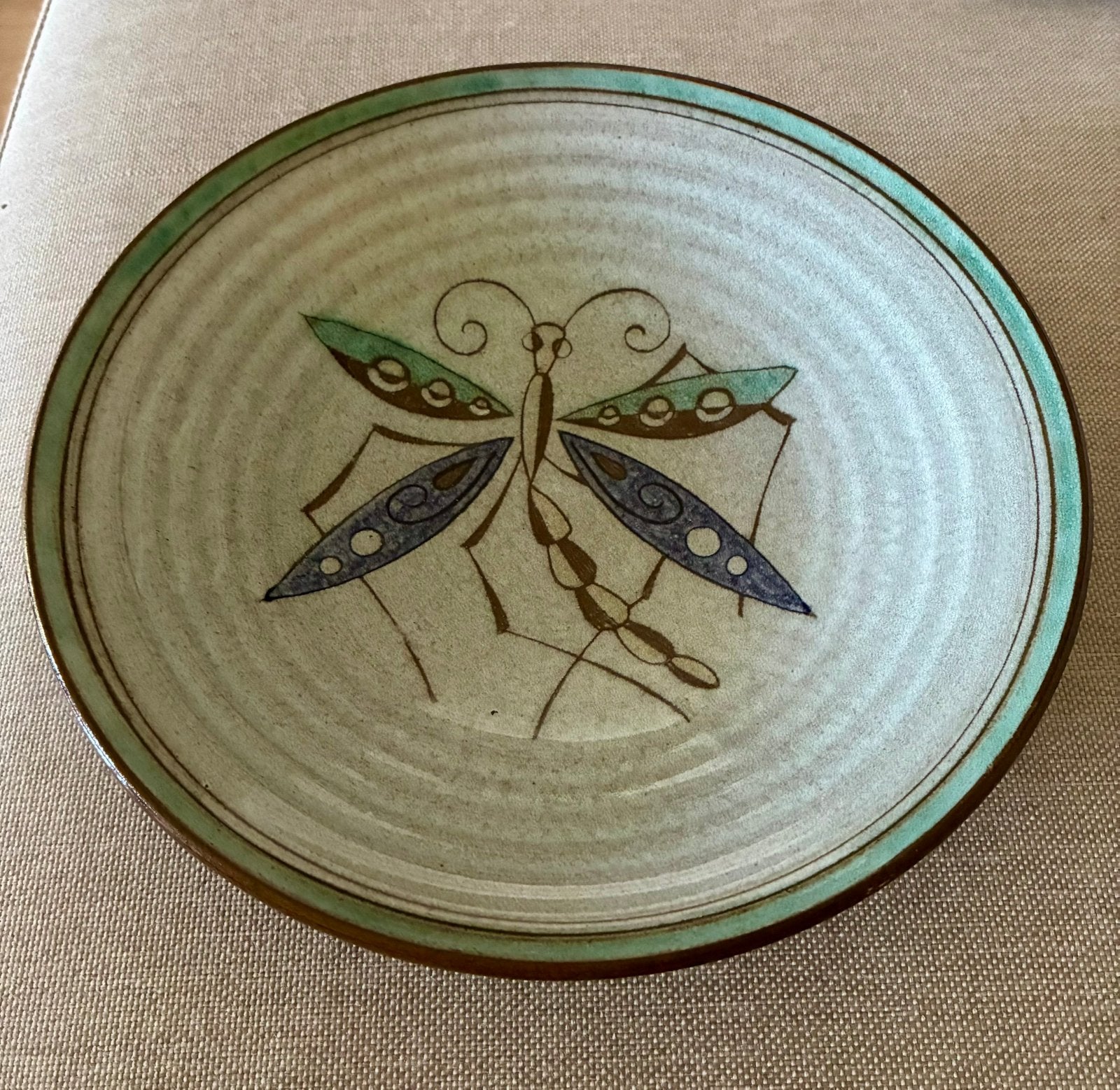 Vintage aardewerk schaal Plateelbakkerij AMHA, Ophalen of Verzenden