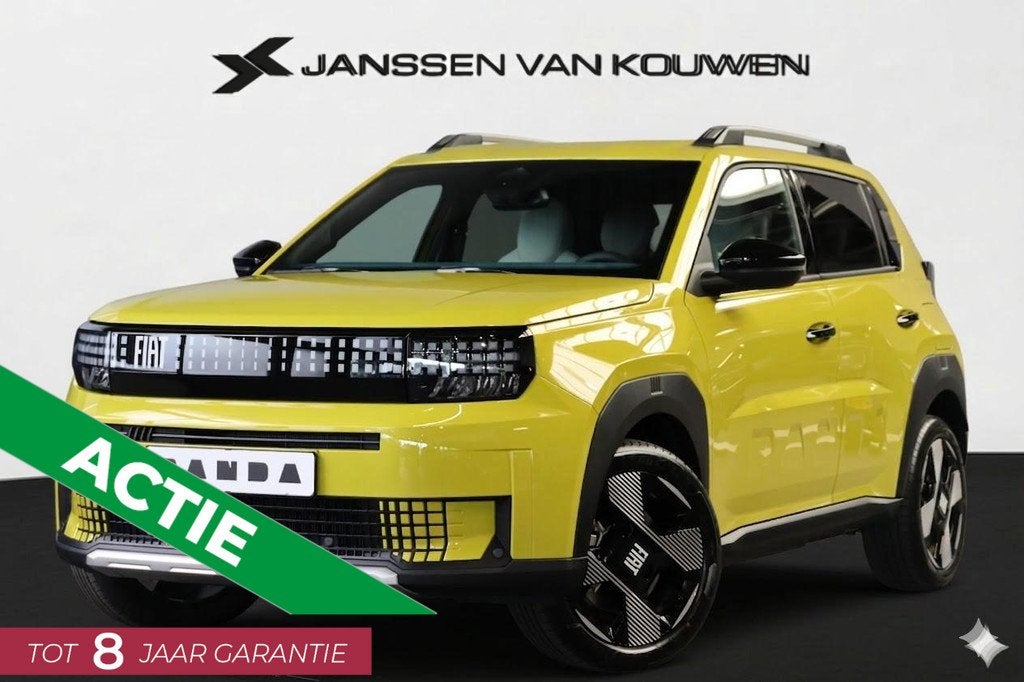 Fiat Grande Panda La Prima 11 kW 44 kWh Voorraad Voordeel /, 12 maanden, Stof, Panda, 550 kg