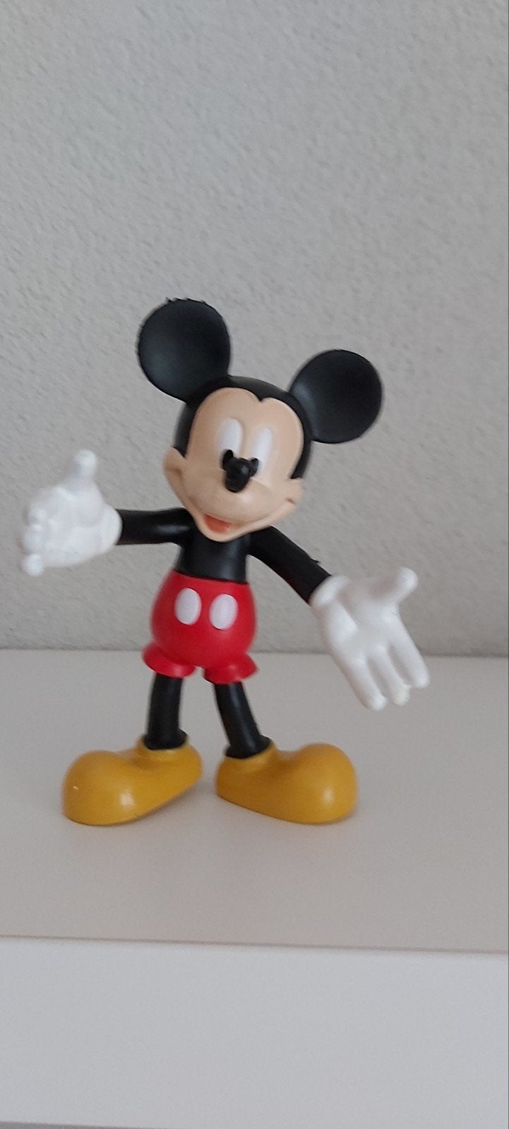 Mickey Mouse rubber popje Disney, Verzamelen, Ophalen of Verzenden, Mickey Mouse, Beeldje of Figuurtje