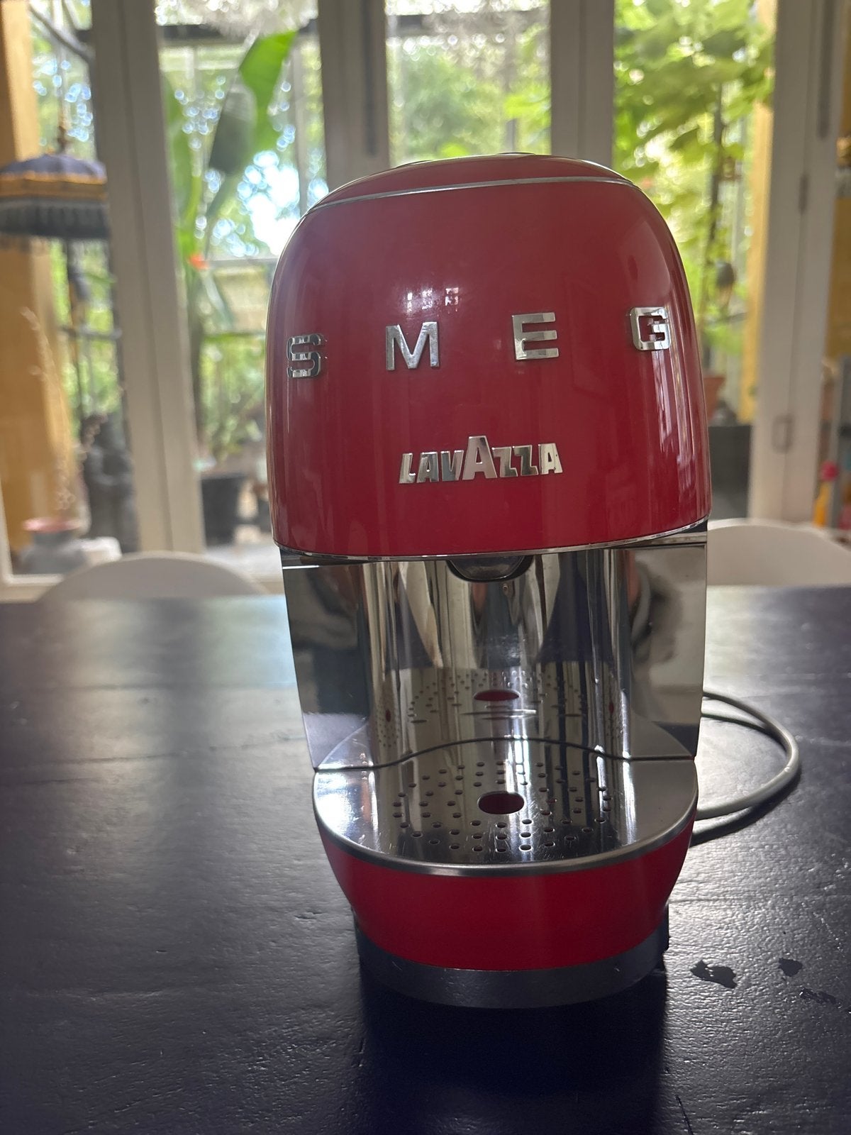Smeg Lavazza LM 200 Espressomachine Rood, Witgoed en Apparatuur, Koffiepads en cups, Espresso apparaat, Ophalen of Verzenden, Zo goed als nieuw