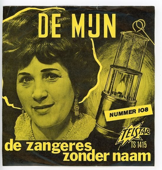 Telstar 1415- Single van de Zangeres zonder Naam uit 1968, Cd's en Dvd's, Gebruikt, 7 inch, Ophalen of Verzenden, Levenslied of Smartlap