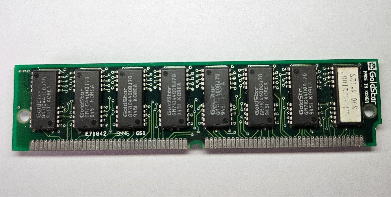 4 MB 72-pin SIMM – GoldStar GM71C4400BT-70 – Retro PC, Computers en Software, RAM geheugen, Ophalen of Verzenden, DDR, Desktop