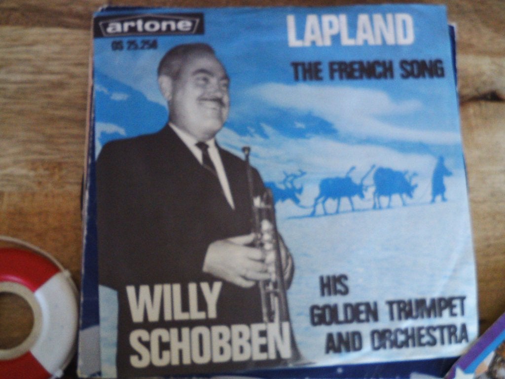 willy schobben - the french song /// lapland  19jun, Wereldmuziek, 7 inch, Single, Ophalen of Verzenden