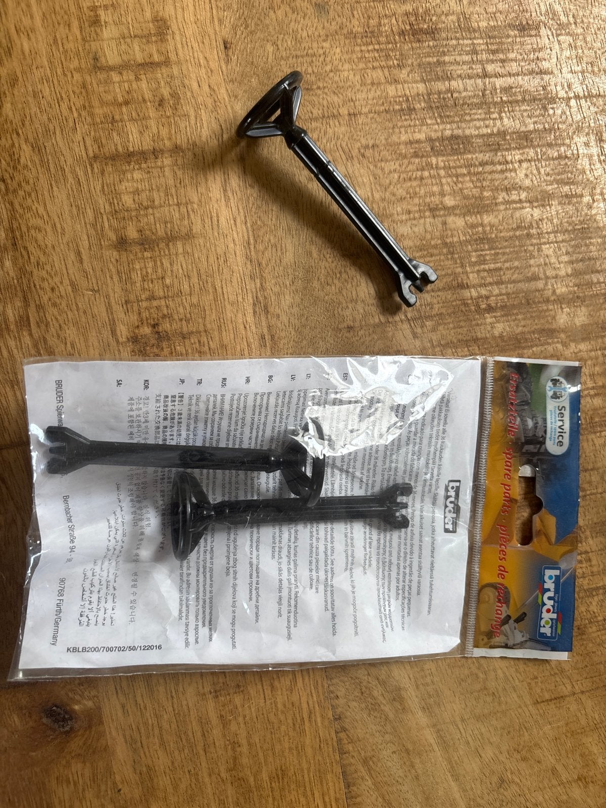 Bruder verlengde stuurtjes voor tractoren (2 stuks), Ophalen of Verzenden, Nieuw