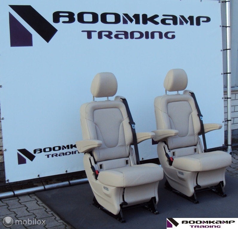 Luxe geventileerde MB V-klasse stoelen / stoel beige leder, Auto-onderdelen, Interieur en Bekleding, Mercedes-Benz, Nieuw, Ophalen of Verzenden