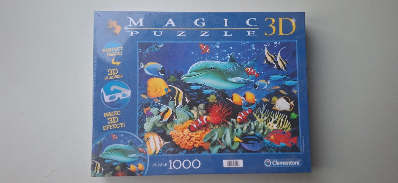 Ongeopende 3D Puzzel Dolfijn 1000 stukjes, Ophalen of Verzenden, 500 t/m 1500 stukjes, Nieuw, Legpuzzel