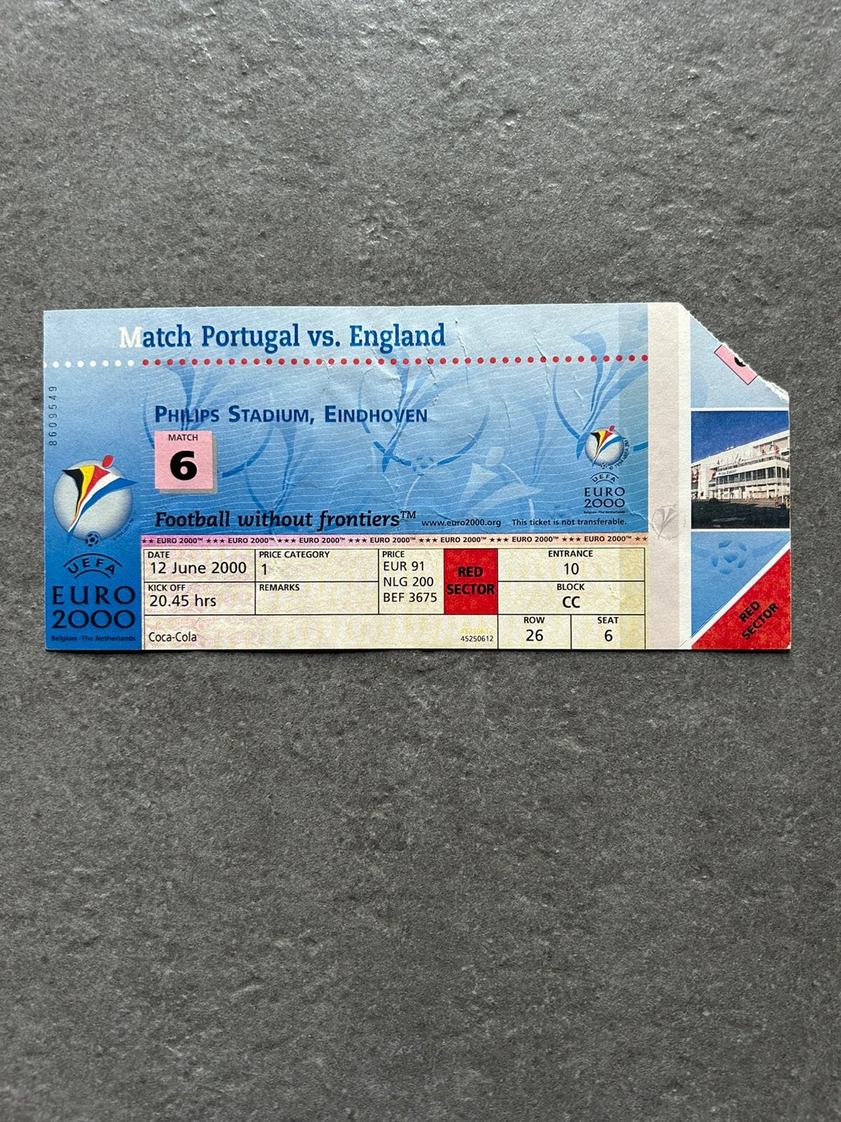 Nederland - Tsjechië ticket, Ophalen of Verzenden, Gebruikt, Overige binnenlandse clubs, Overige typen