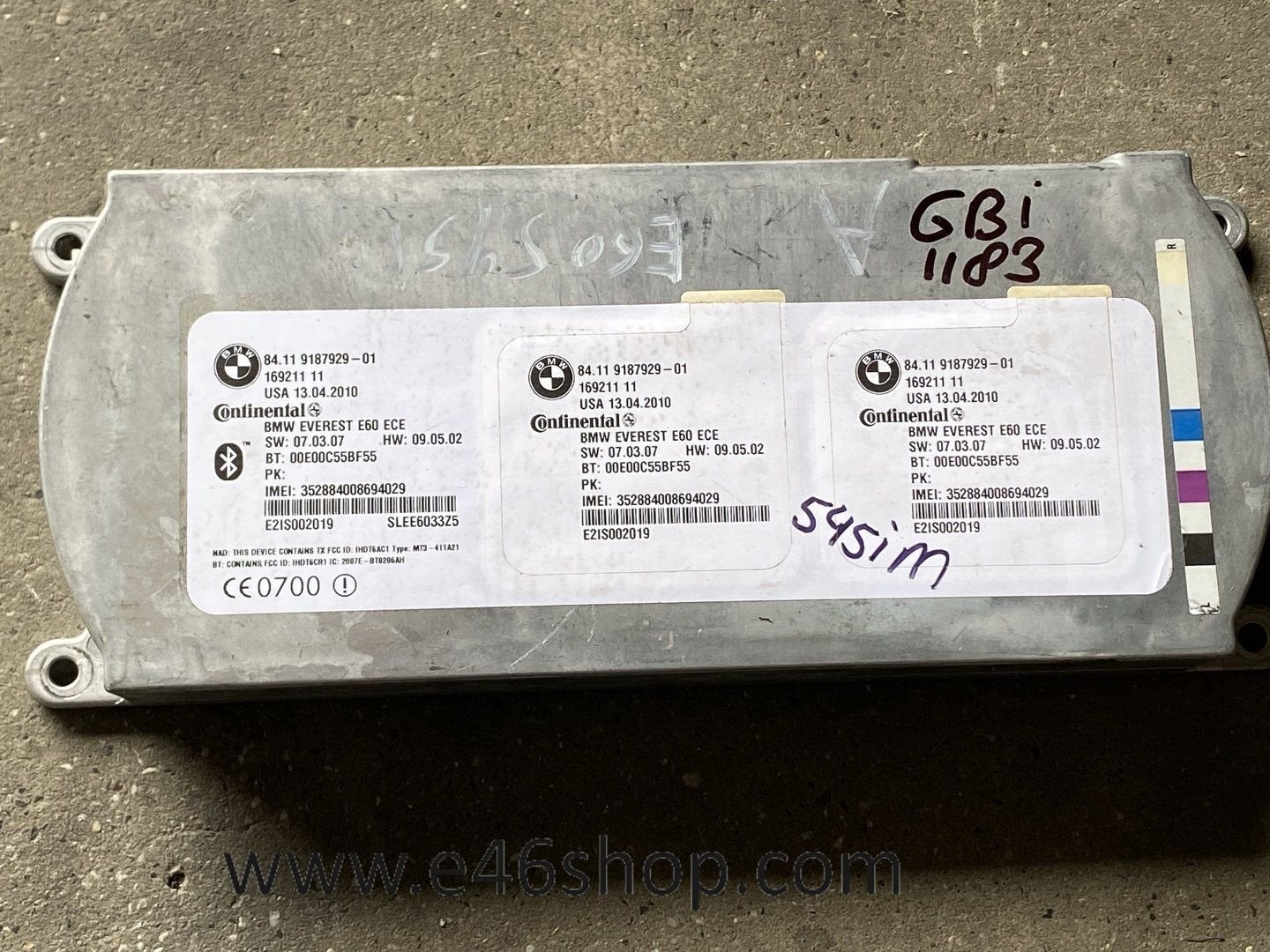 TELEMATIC BLUETOOTH MODULE BMW OE 9187929, Auto diversen, Autoradio's, Ophalen of Verzenden