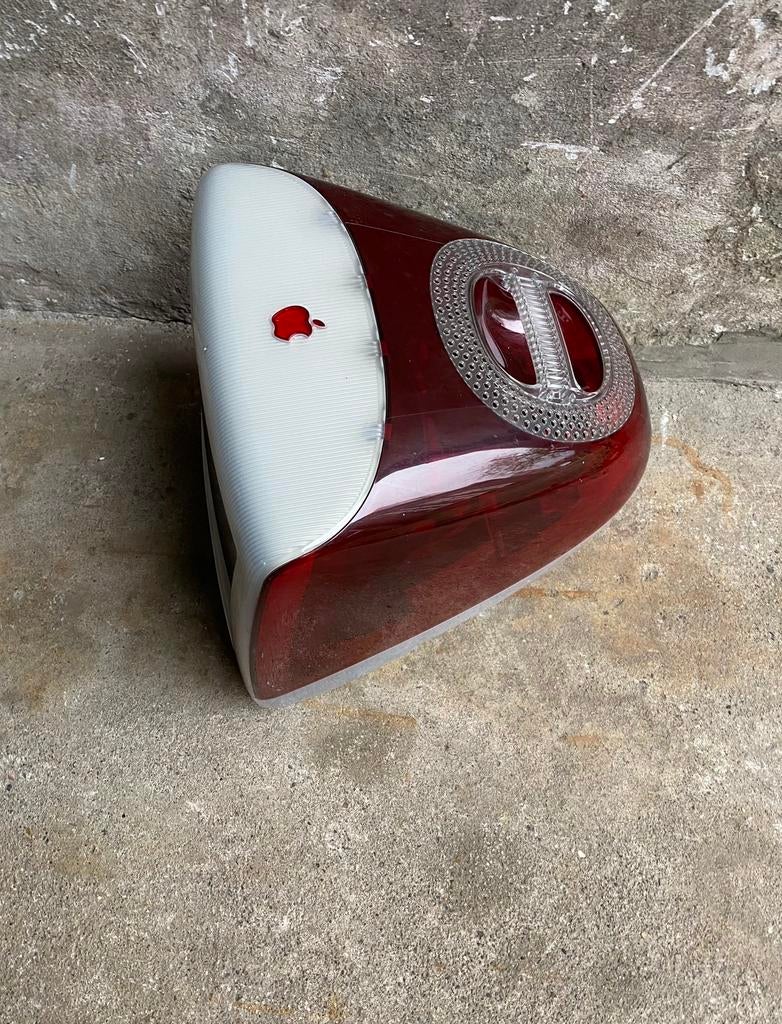 Apple i-Mac G3 rode desktop computer uit 1999, Apple, USA, Ophalen of Verzenden, Onbekend