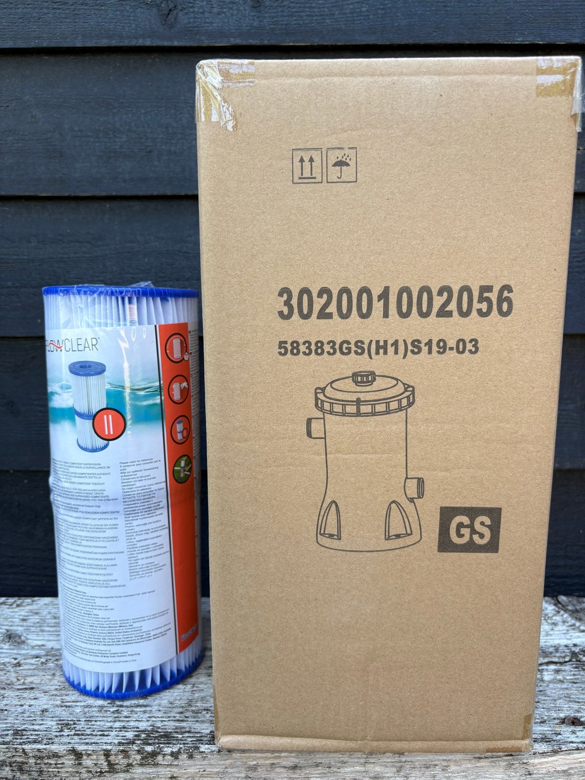 Bestway Flowclear filterpomp met filter en slangen NIEUW, Ophalen of Verzenden, Nieuw, Zwembadpomp