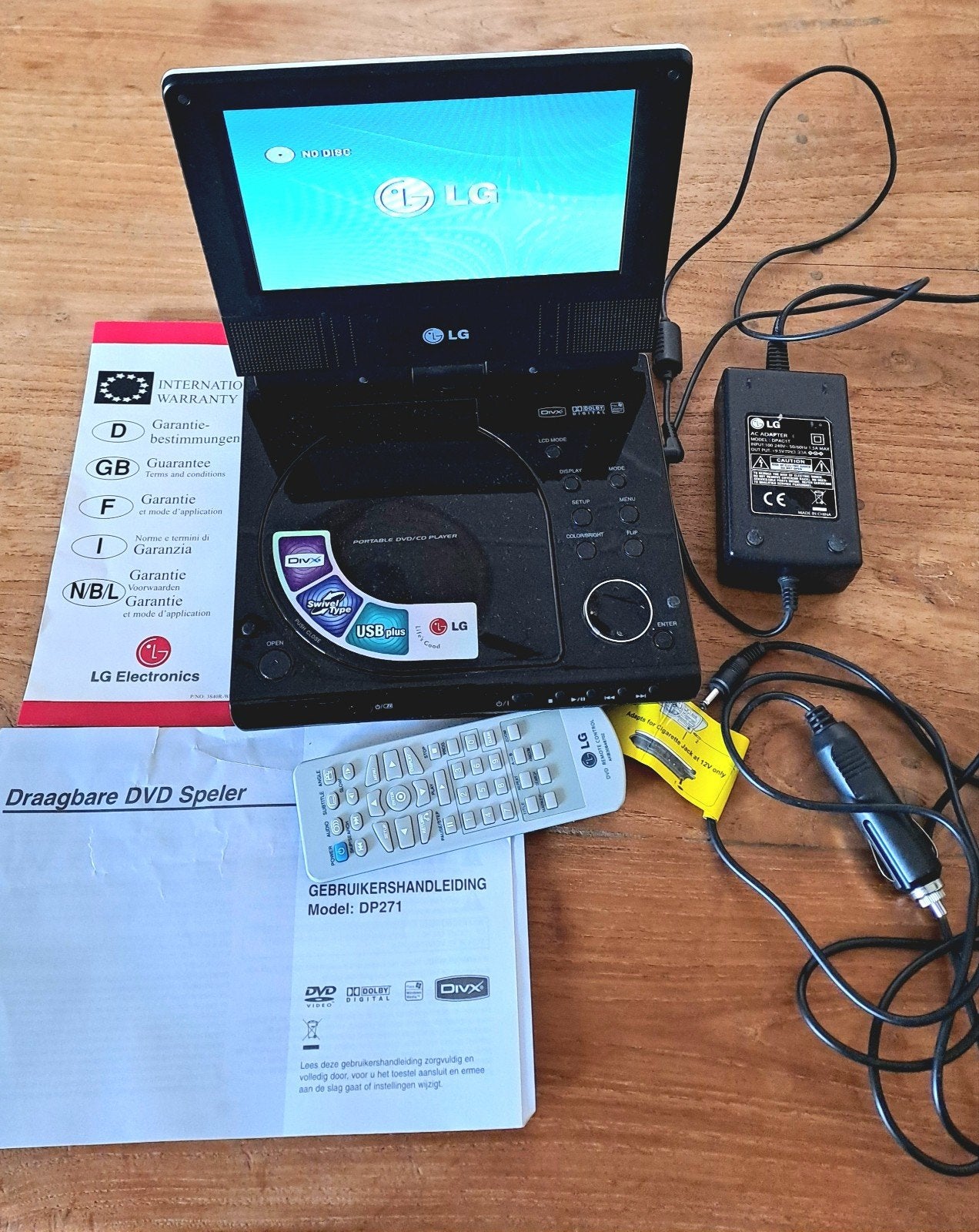 Draagbaar dvd speler., Ophalen, Overige merken, Draagbaar