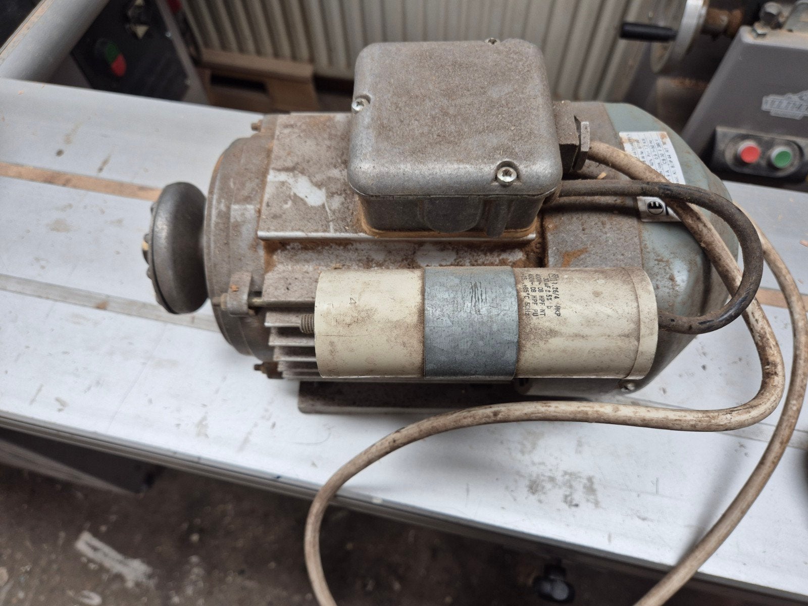electra Beckum elektromotor, Ophalen, Gebruikt