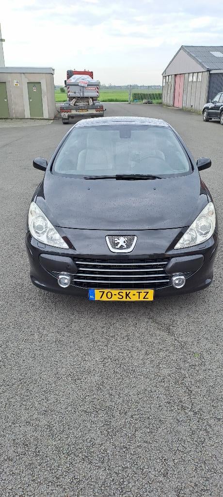 Peugeot cabriolet 307 2.0 16V CC AUT 2006 Zwart, 4 cilinders, Cabriolet, 4 stoelen, Zwart
