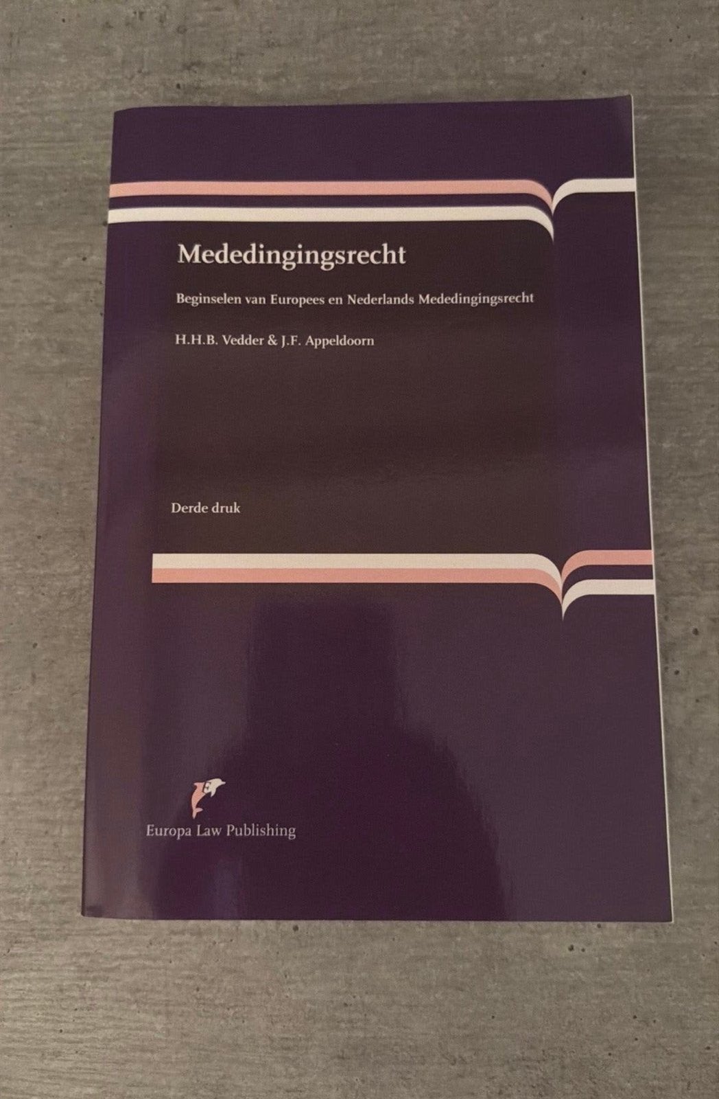 Vedder & Appeldoorn Mededingingsrecht 3e druk, Ophalen of Verzenden, Nieuw, Overige wetenschappen