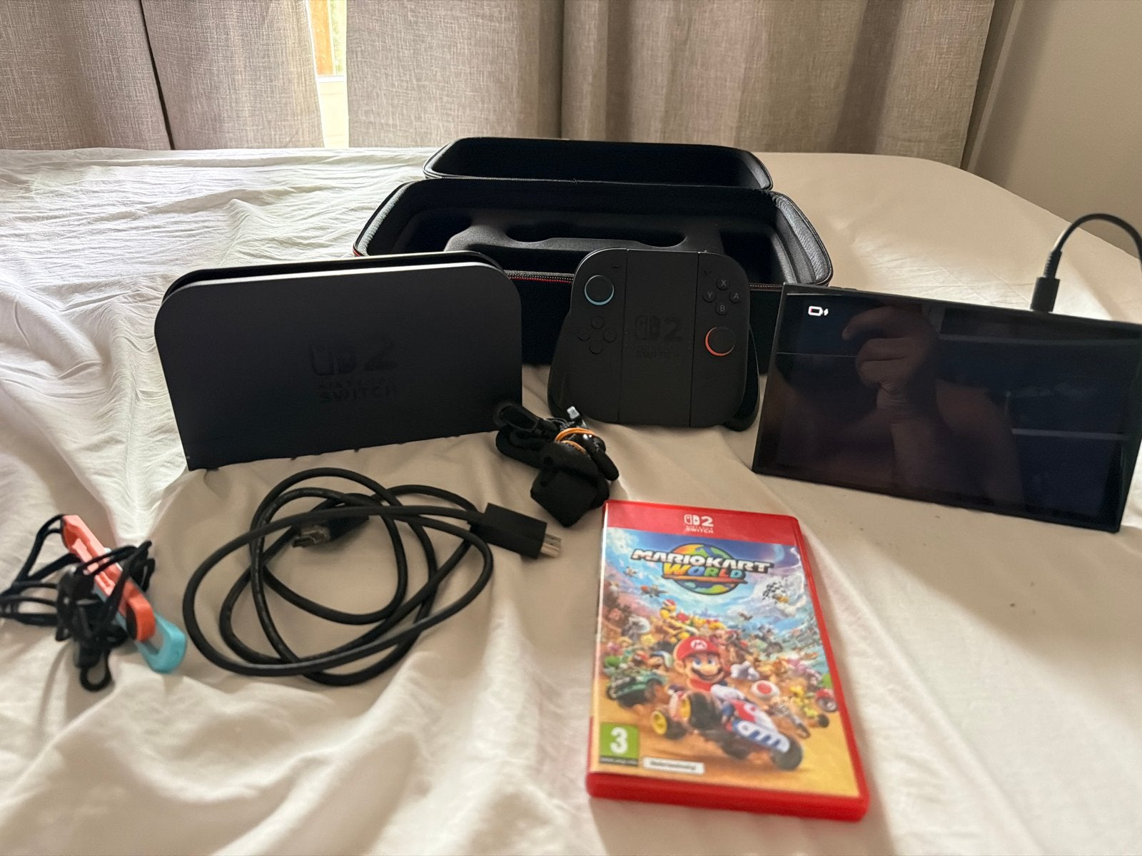Nintendo switch 2 Compleet - Zo goed als nieuw, Met games, Met 2 controllers, Ophalen of Verzenden, Zo goed als nieuw
