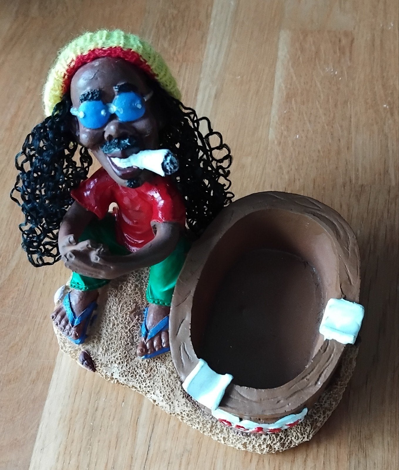 Rasta man asbak / wierookhouder, Ophalen of Verzenden, Zo goed als nieuw