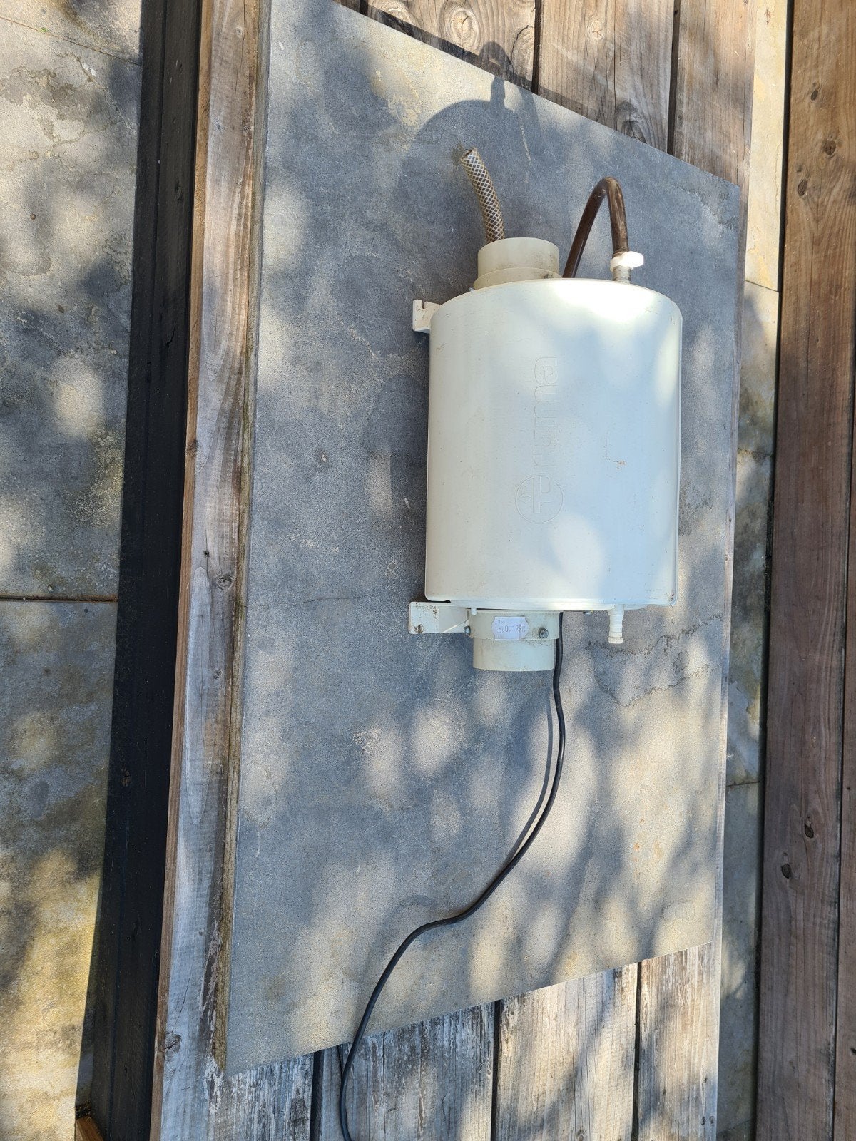 Truma caravanboiler, Ophalen