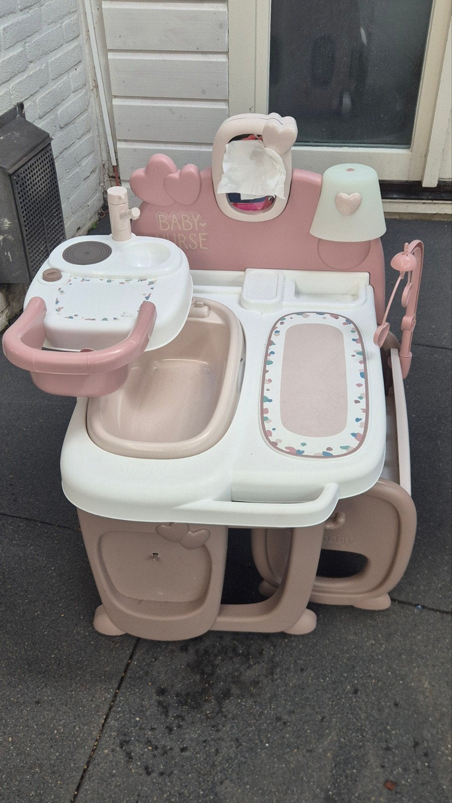 Smoby Baby Nurse Poppenmeubel Babyhuis voor poppen pop, Kinderen en Baby's, Speelgoed | Poppen, Ophalen, Gebruikt, Babypop