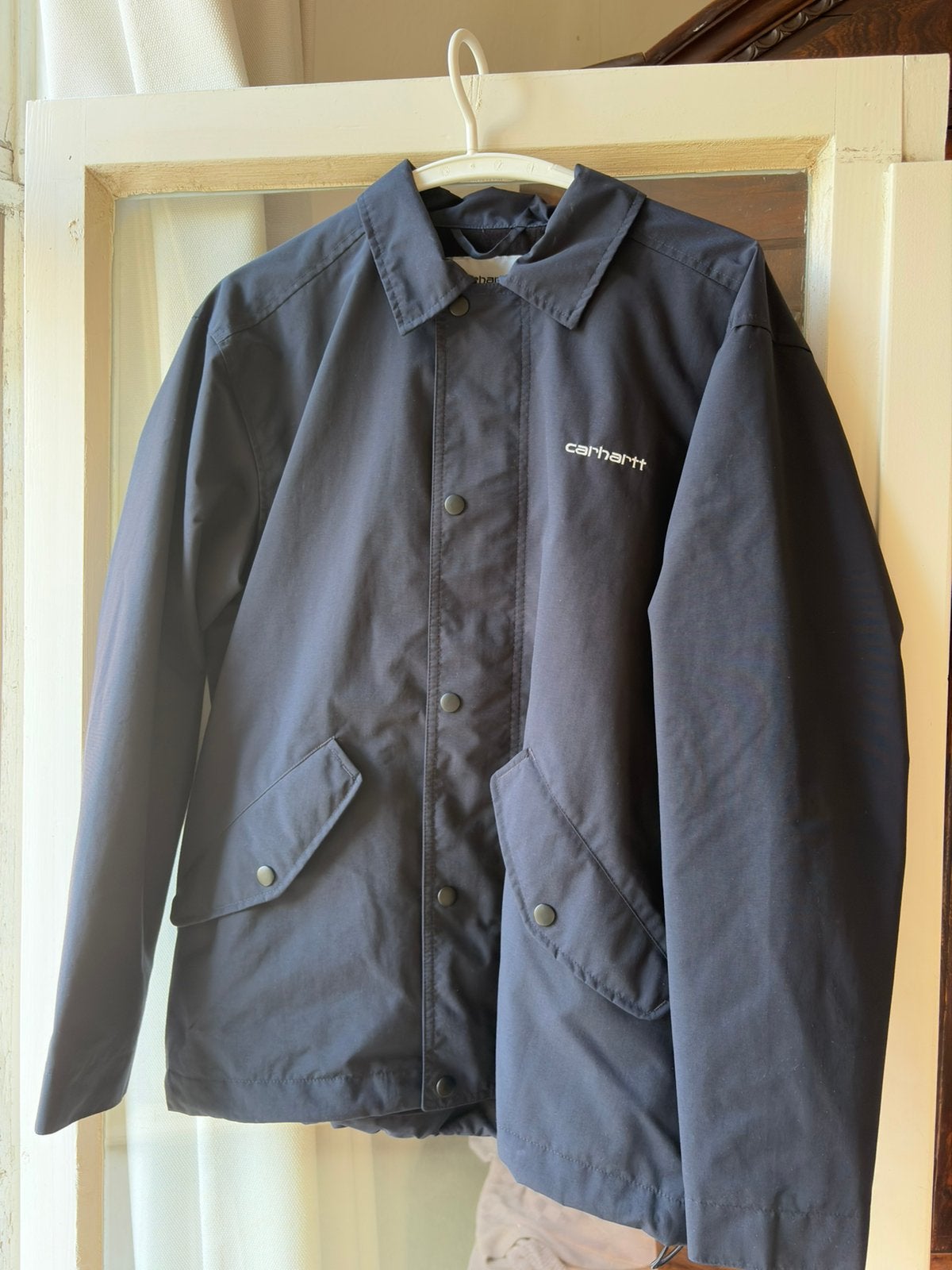 Carhartt jas, Ophalen of Verzenden, Zo goed als nieuw, Maat 46 (S) of kleiner, Blauw