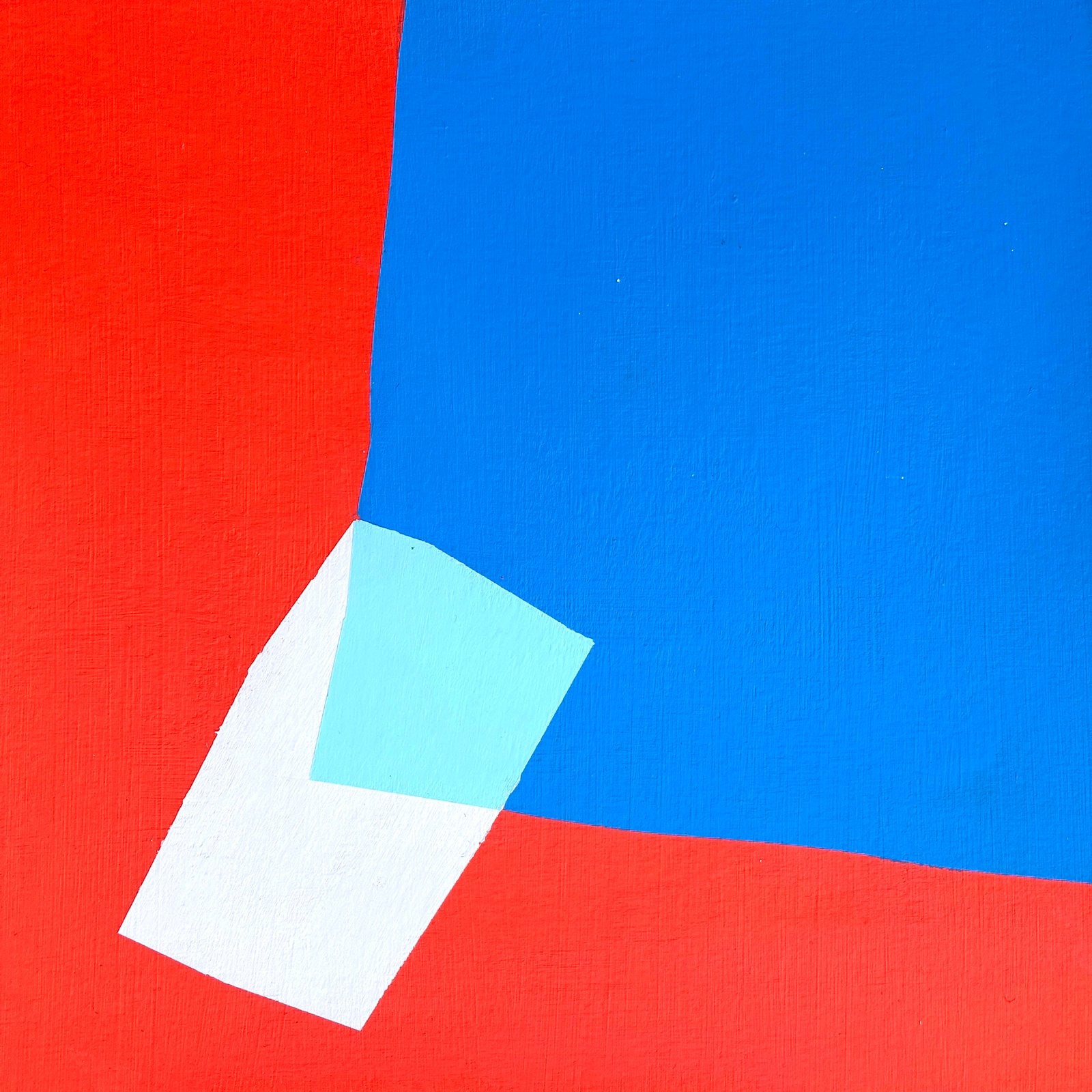 Origineel abstract schilderij 25x25 cm, ingelijst, Antiek en Kunst, Kunst | Schilderijen | Abstract, Ophalen