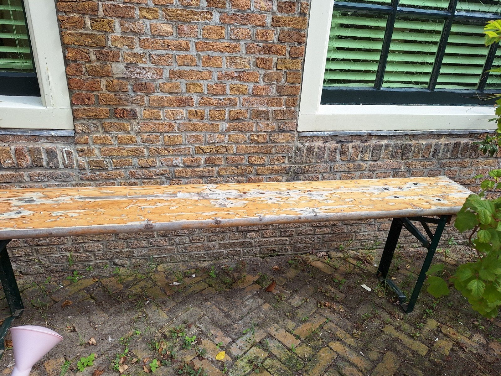 Bierbank 180 cm, Ophalen, Gebruikt, Hout