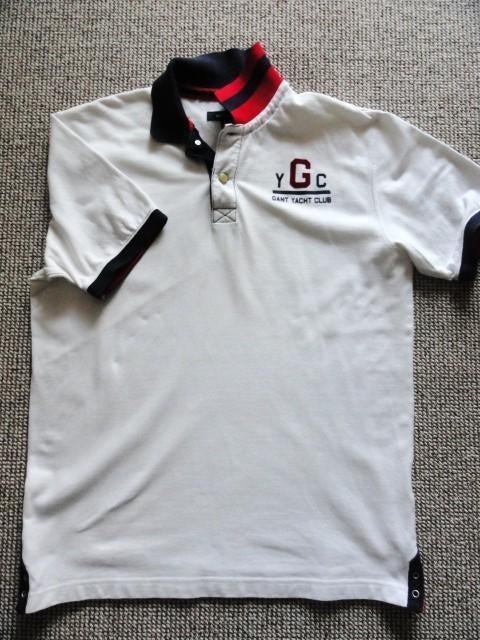 Gant polo shirt maat L, Maat 52/54 (L), Verzenden, Zo goed als nieuw, Wit