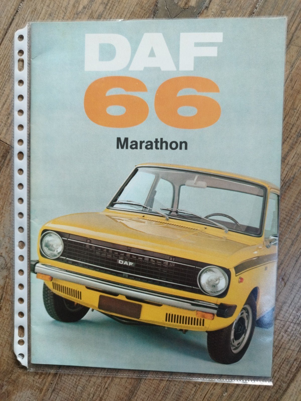 DAF 66 Marathon brochure uit 1972 - 16 pagina's, Ophalen of Verzenden, Zo goed als nieuw, Overige merken, DAF