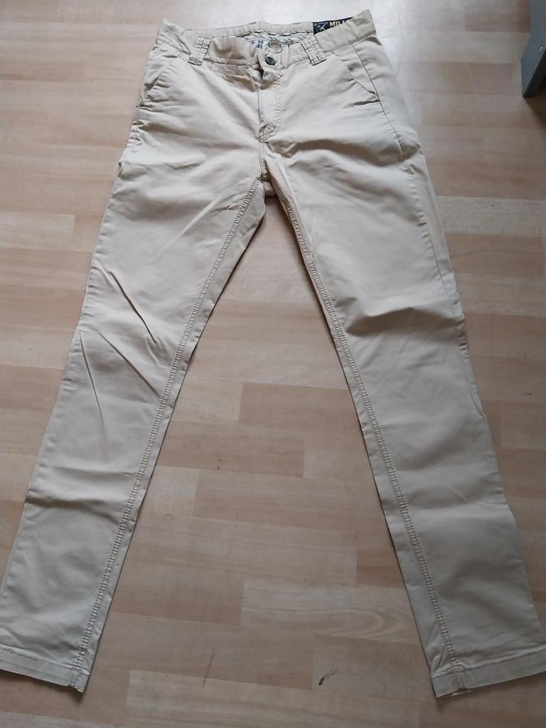 MILLS OF BROTHERS BROEKEN ZGAN, Kleding | Heren, Ophalen of Verzenden, Zo goed als nieuw, Beige