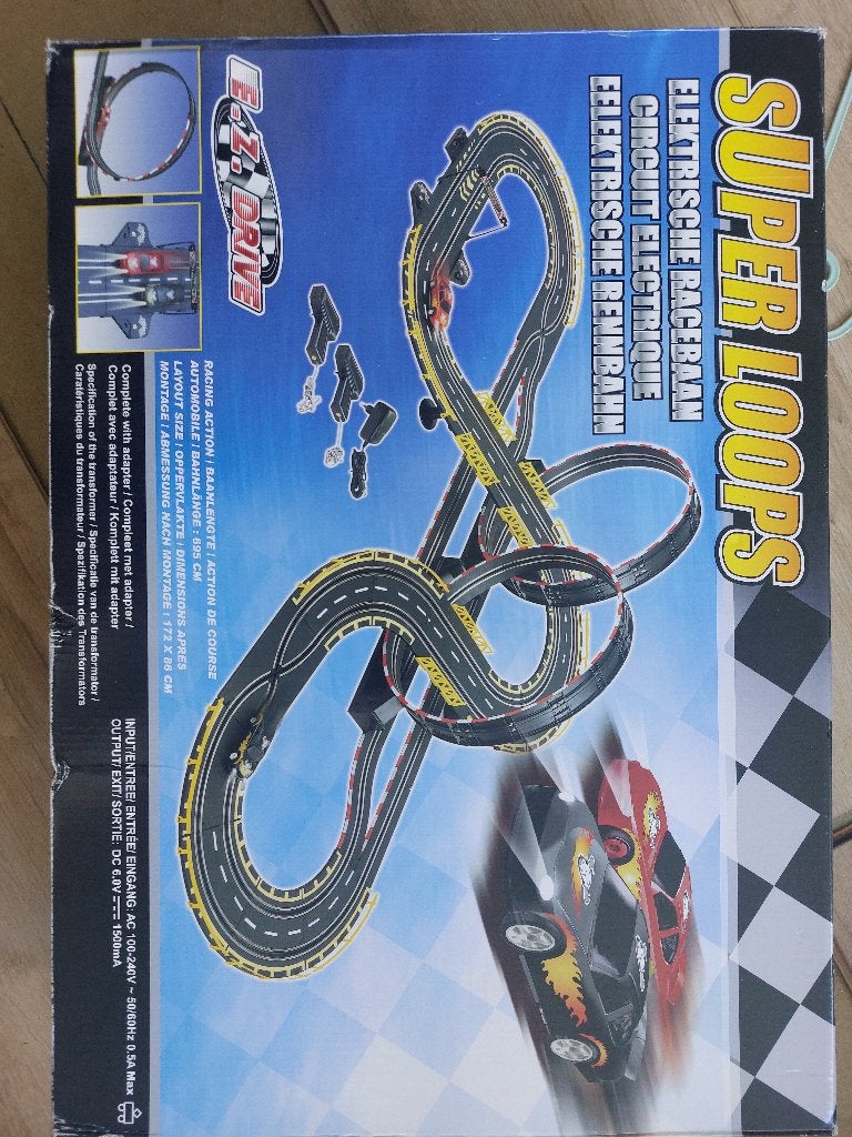 Super loops racebaan, Elektrisch, Ophalen, Overige merken, Racebaan